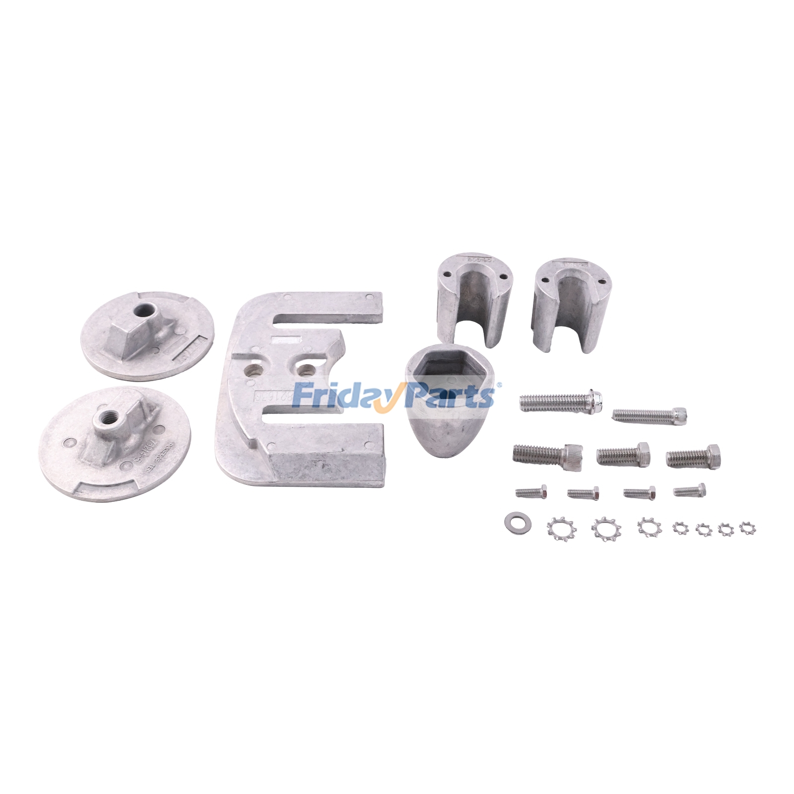 Kit de ánodo de magnesio 888760Q04 para MerCruiser dentrofueraborda Bravo 3 2004+ para Marino