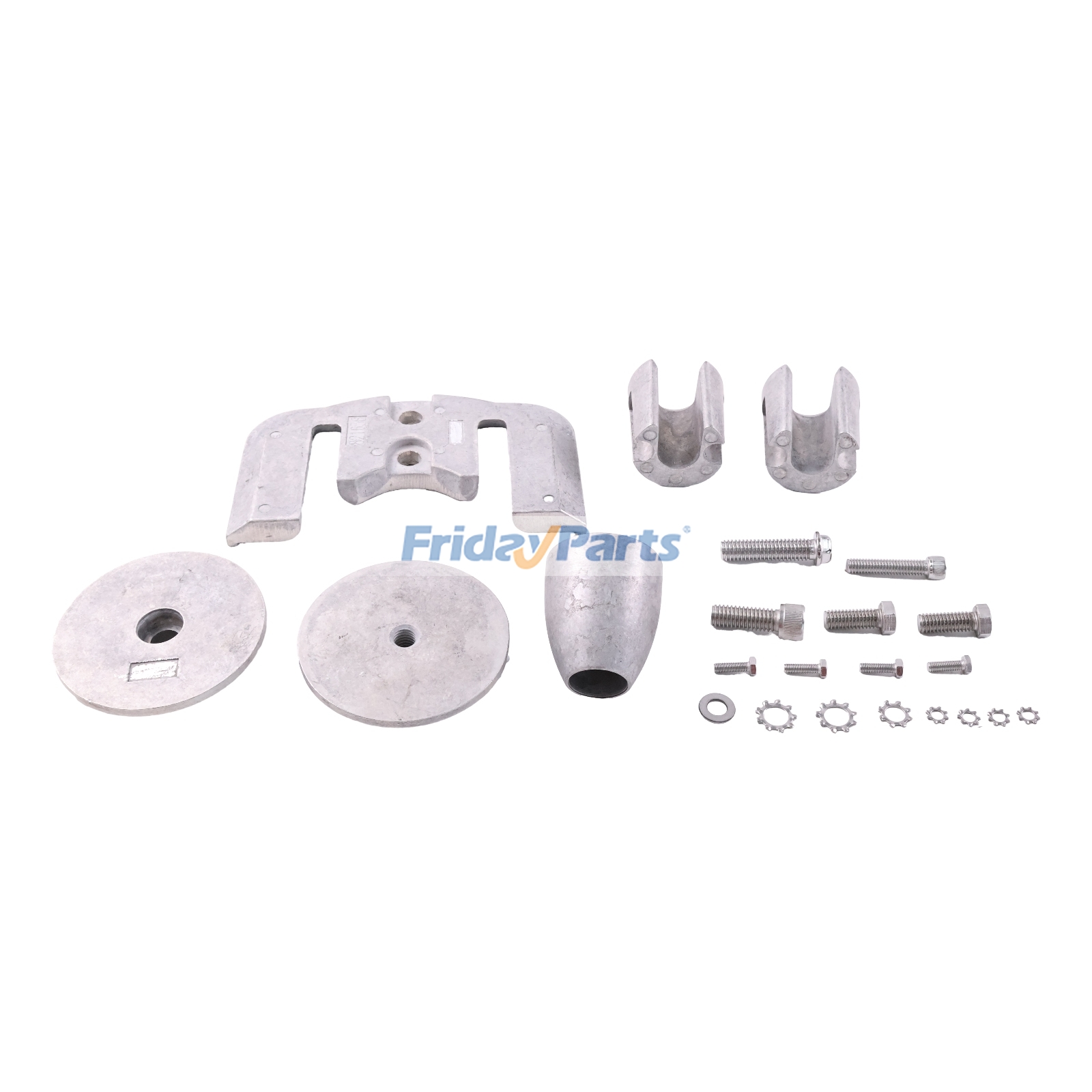 Kit de ánodo de magnesio 888760Q04 para MerCruiser dentrofueraborda Bravo 3 2004+ de FridayParts