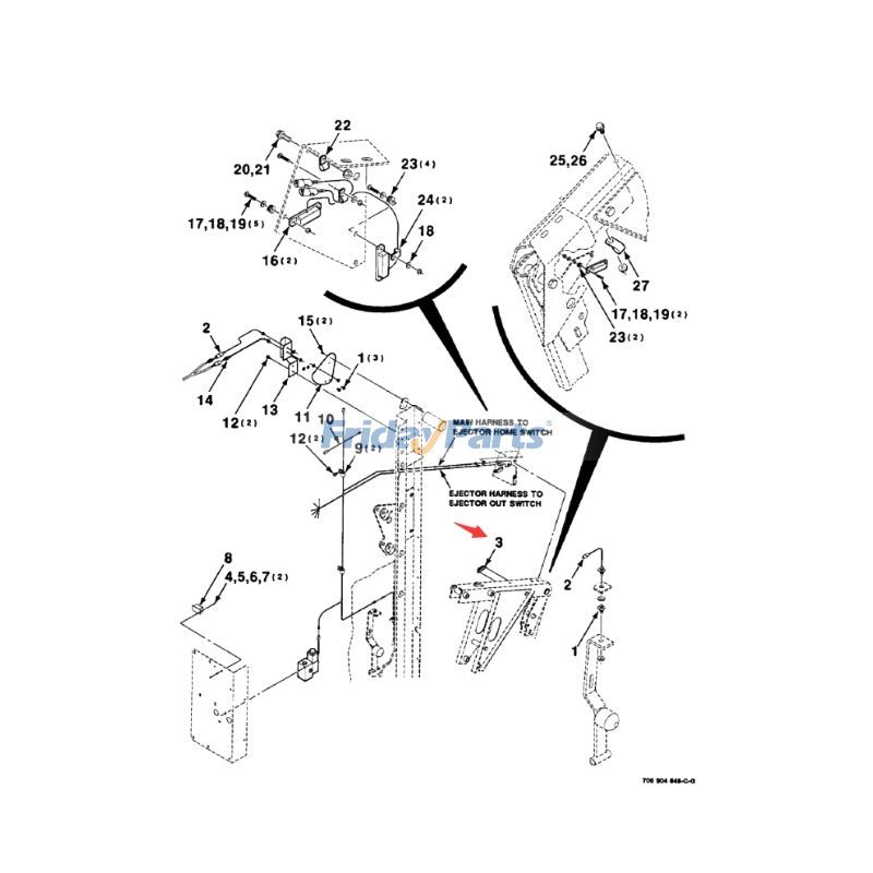 Magnetic Switch New Holland Baler for Other Agricultural Equipment