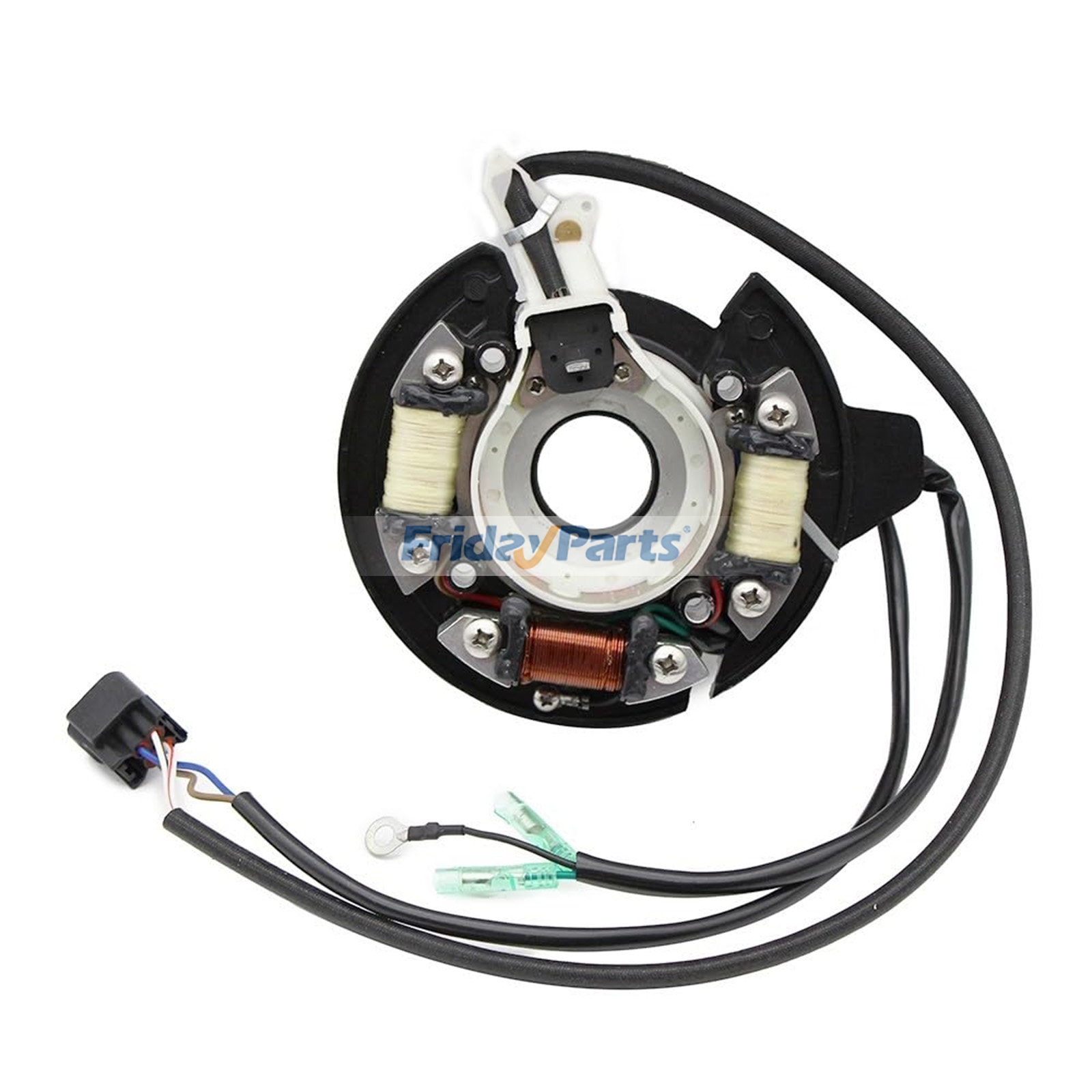 Estator del generador magnético 66T-85560-00 para motor fueraborda Yamaha 40X E40X de 40 CV (1998-2017) para Motor,Marino