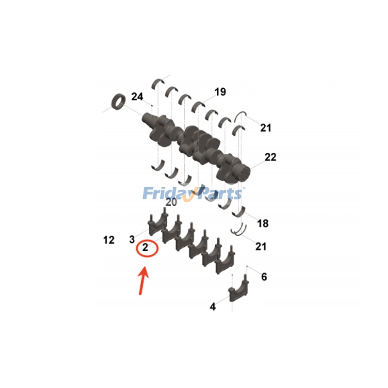 Main Bearing Cap for Engine