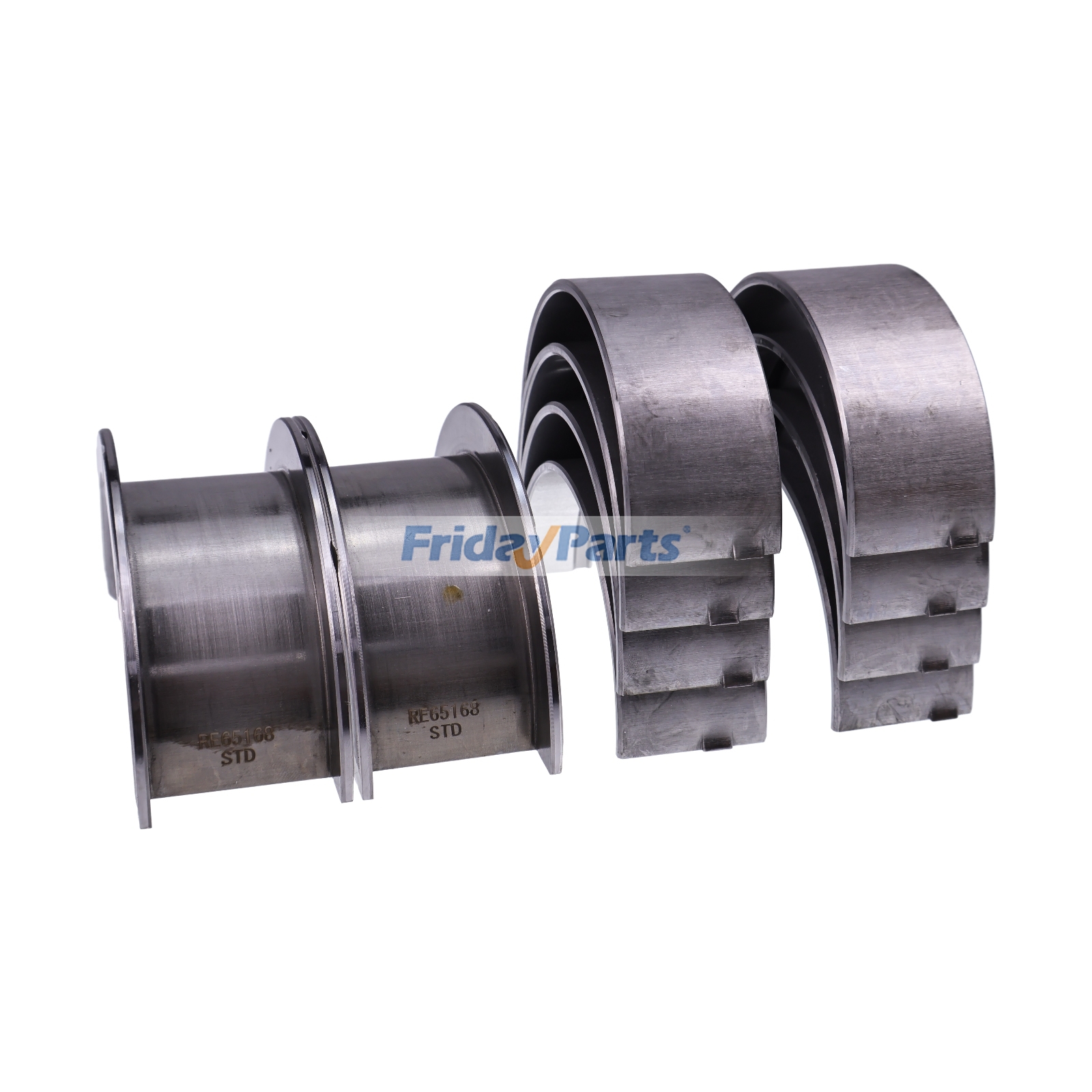 Main Bearing Kit RE65165 RE65168 for Hitachi Bulldozer DX75 DX75L DX75L-2 DX75M DX75M-2 DX75M-D Loader LX100-3 LX100-5 LX120-3 LX120-5 LX230-5
