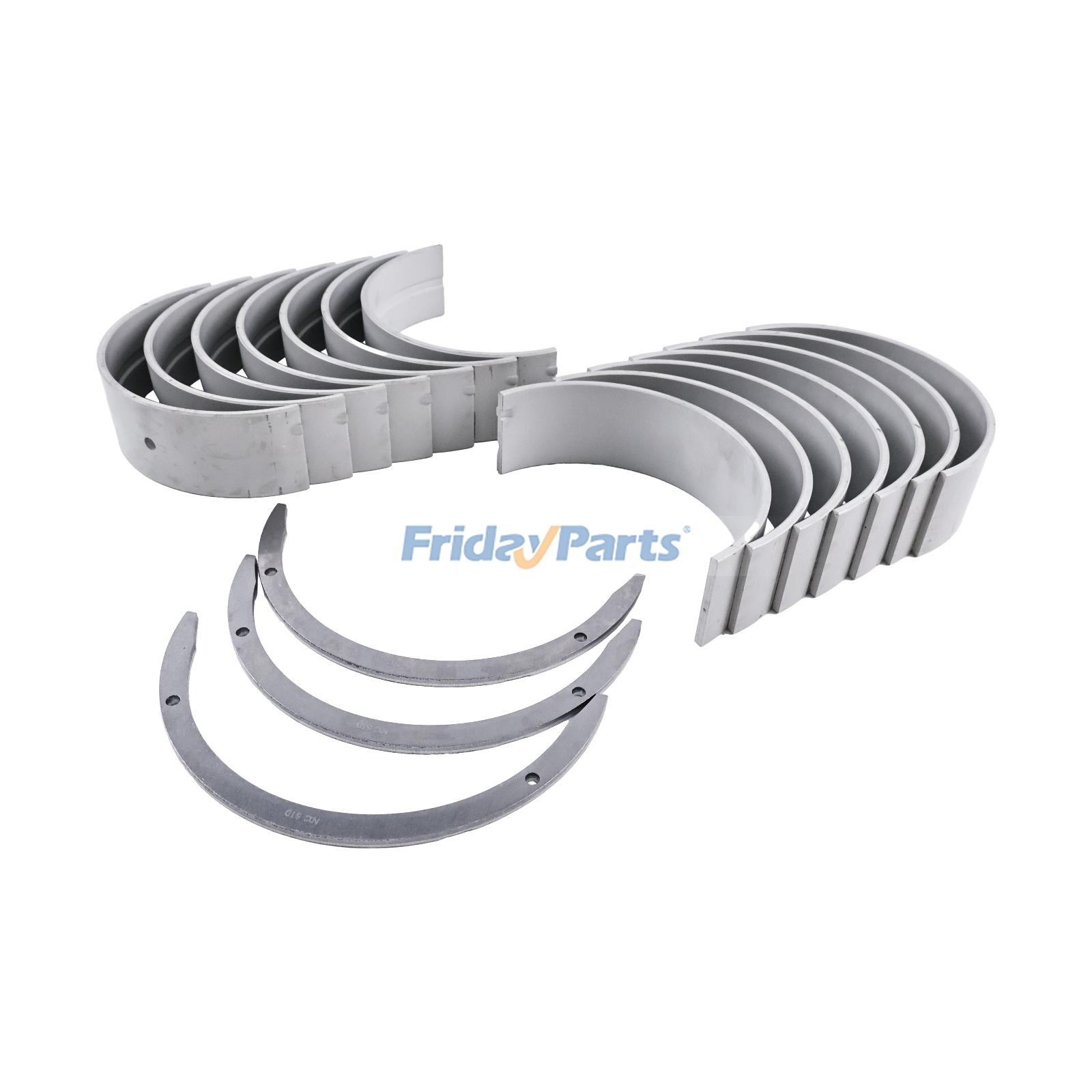 Main Bearing & Thrust Washer Set 6261-21-8000 for Komatsu Engine SAA6D140E-5 Excavator PC800-8 PC800-8E0 PC850-8 PC850-8E0 Loader WA500-6 WA500-7