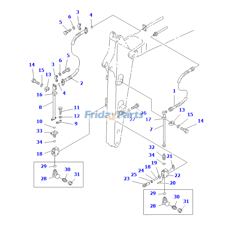 Main Control Valve for Excavator