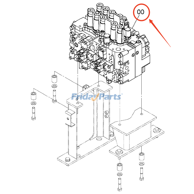 Control Valve for Excavator