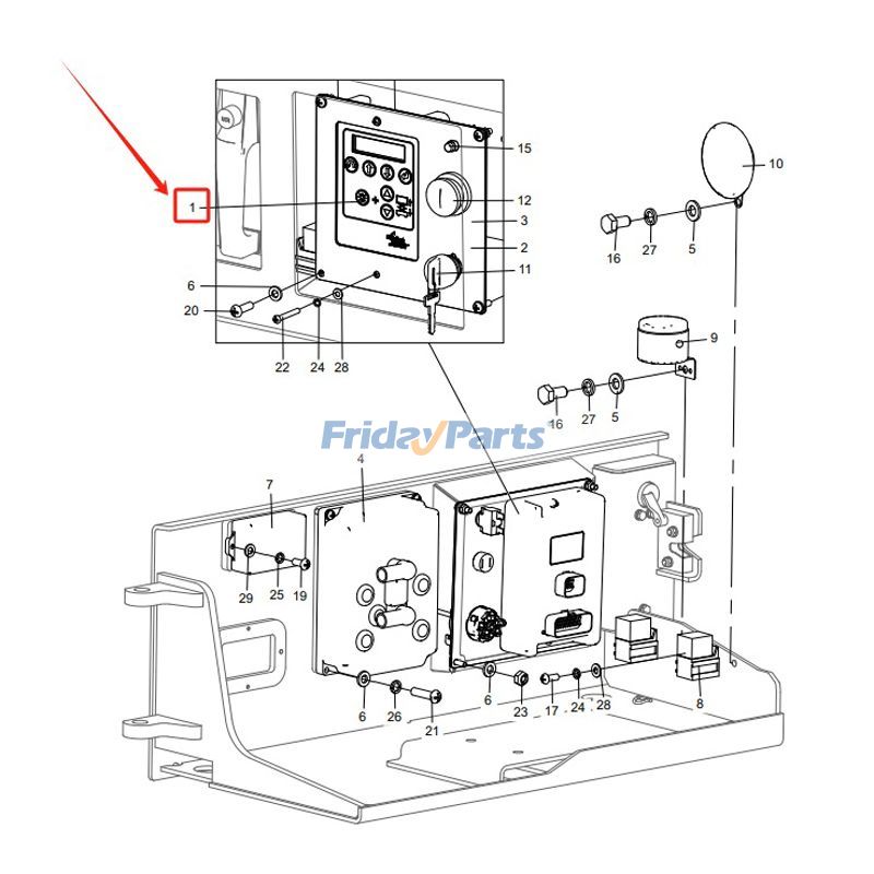 Main Controller 203020003029 for Sinoboom Scissor Lift 1412E
