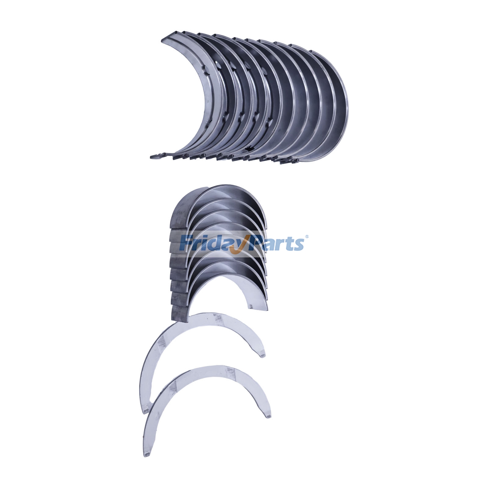 HITACHI用用Isuzu エンジン 4JG1 4JG1T 用メイン & コネクティング ロッド ベアリング 1 セット