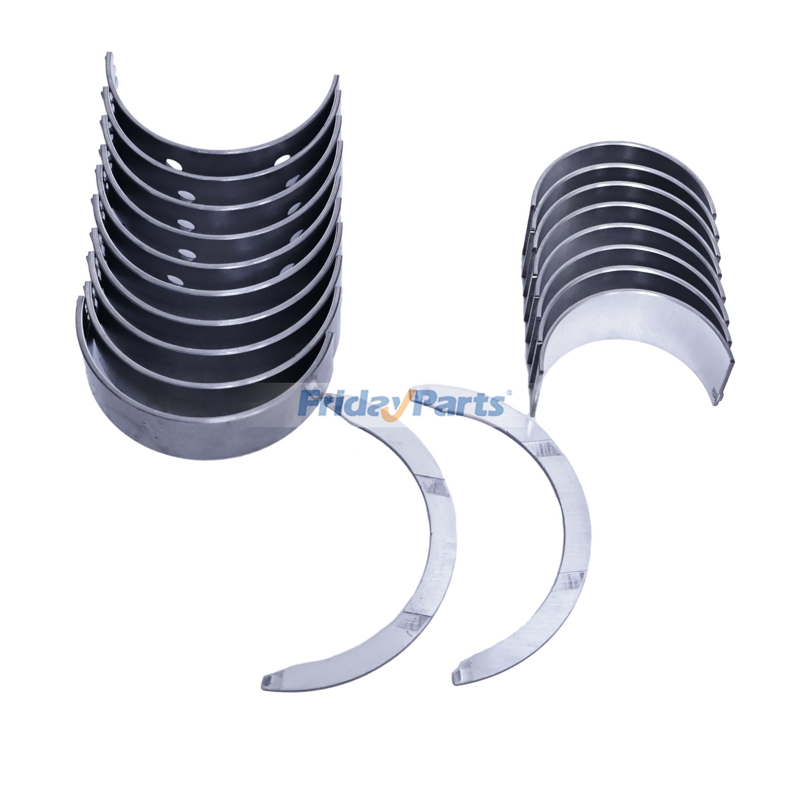 Isuzu エンジン 4JG1 4JG1T 用メイン & コネクティング ロッド ベアリング 1 セット