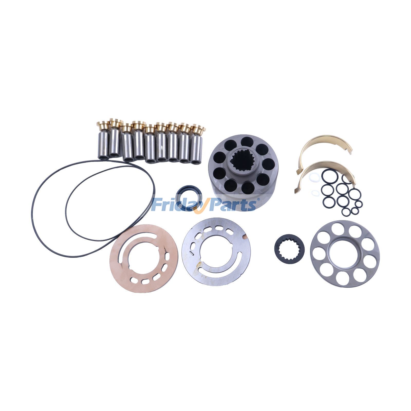 Kit de reparación de bomba hidráulica principal 3716370M5 Rexroth AA10V para tractores Massey Ferguson 5400, 6100, 6200, 6400, 6600, 7600, 8100 y 8200