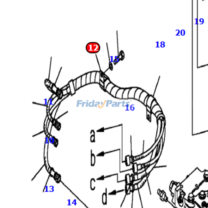 Main Line Hose  for Excavator