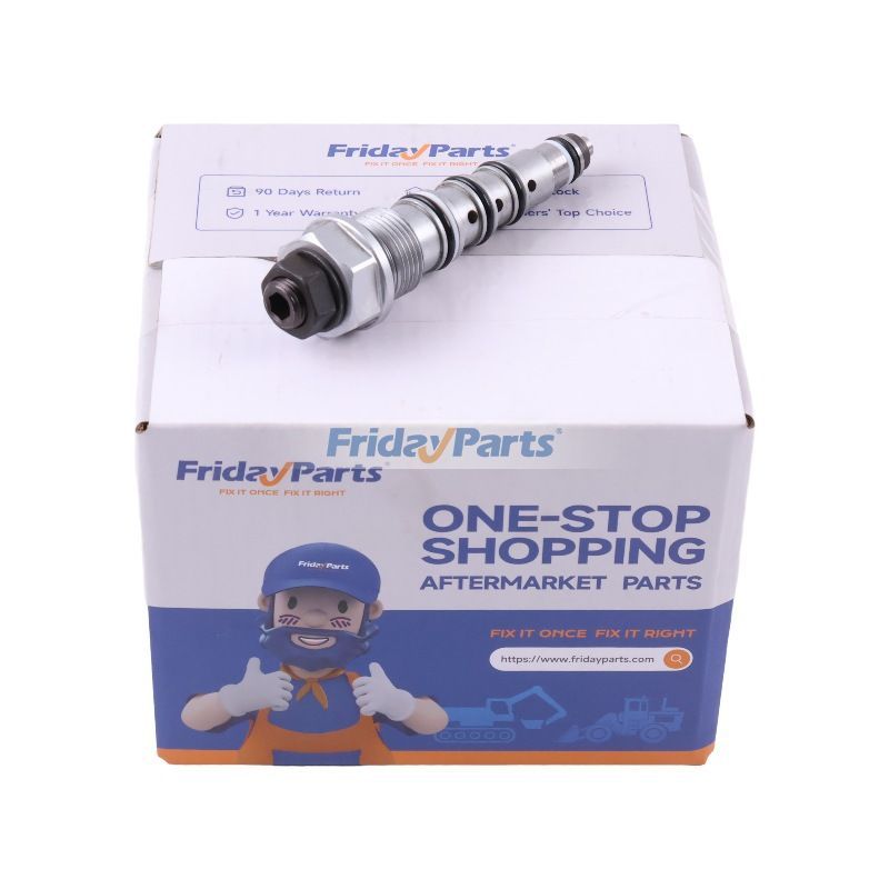 Main Relief Valve 0949801 for John Deere Excavator 50D 50G 60D 60G