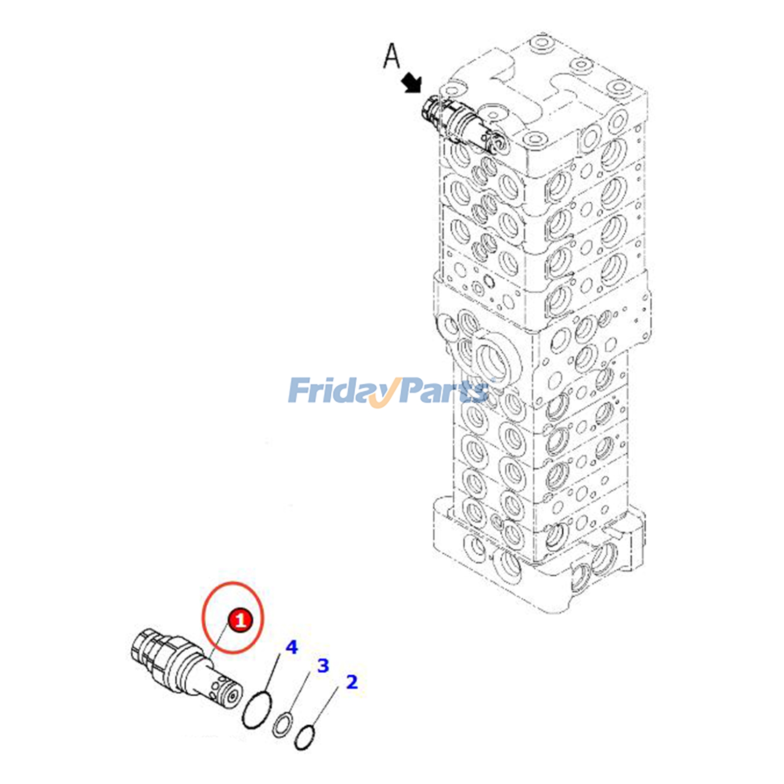 Main Relief Valve for Dozer,Excavator