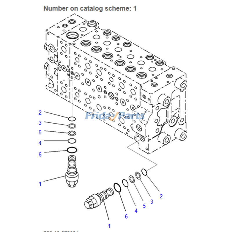 Main Relief Valve for Excavator