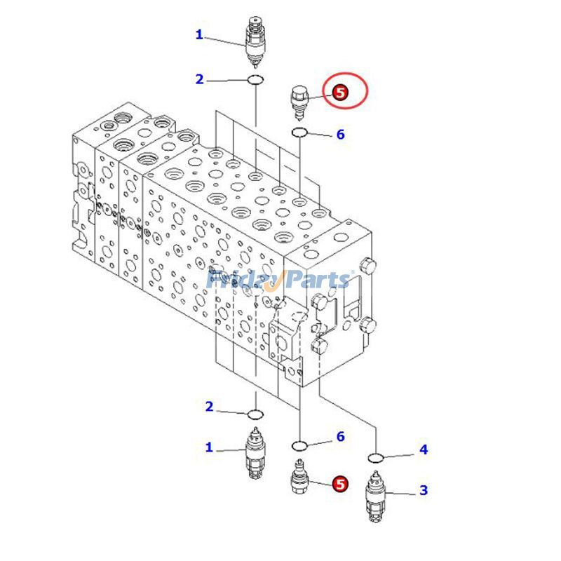 Engine Main Relief Valve SAA4D95LE-3