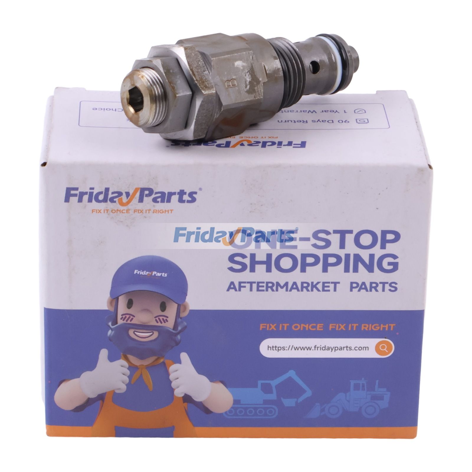 Main Relief Valve K9006906 07260353 for Doosan Excavator DX62R-3 DX80R DX85R-3 E62 E63 E80