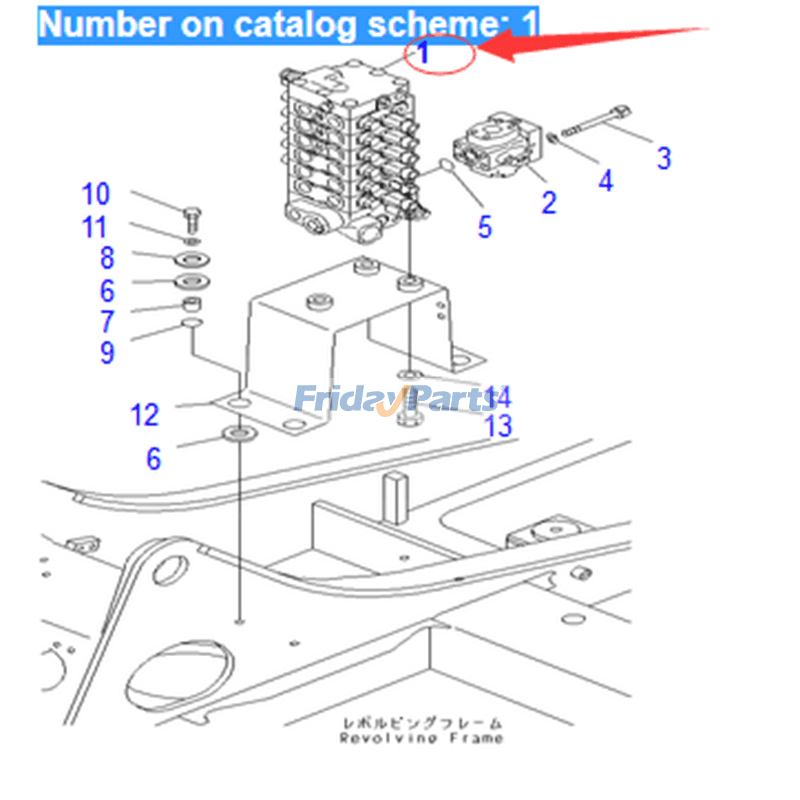 Main Valve Assy for Excavator