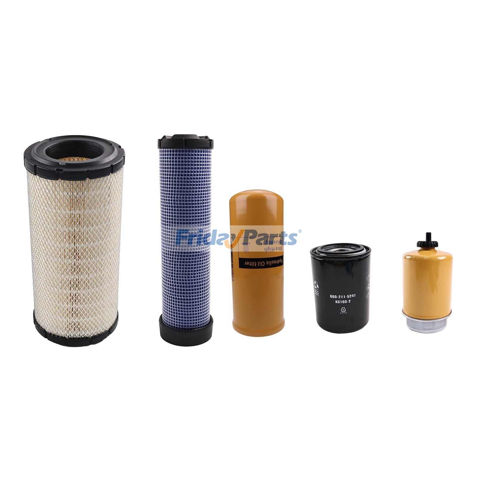 Maintenance Filter Kit 110-6326 131-8903 212-4478 for Caterpillar CAT Skid Steer Loader 262B