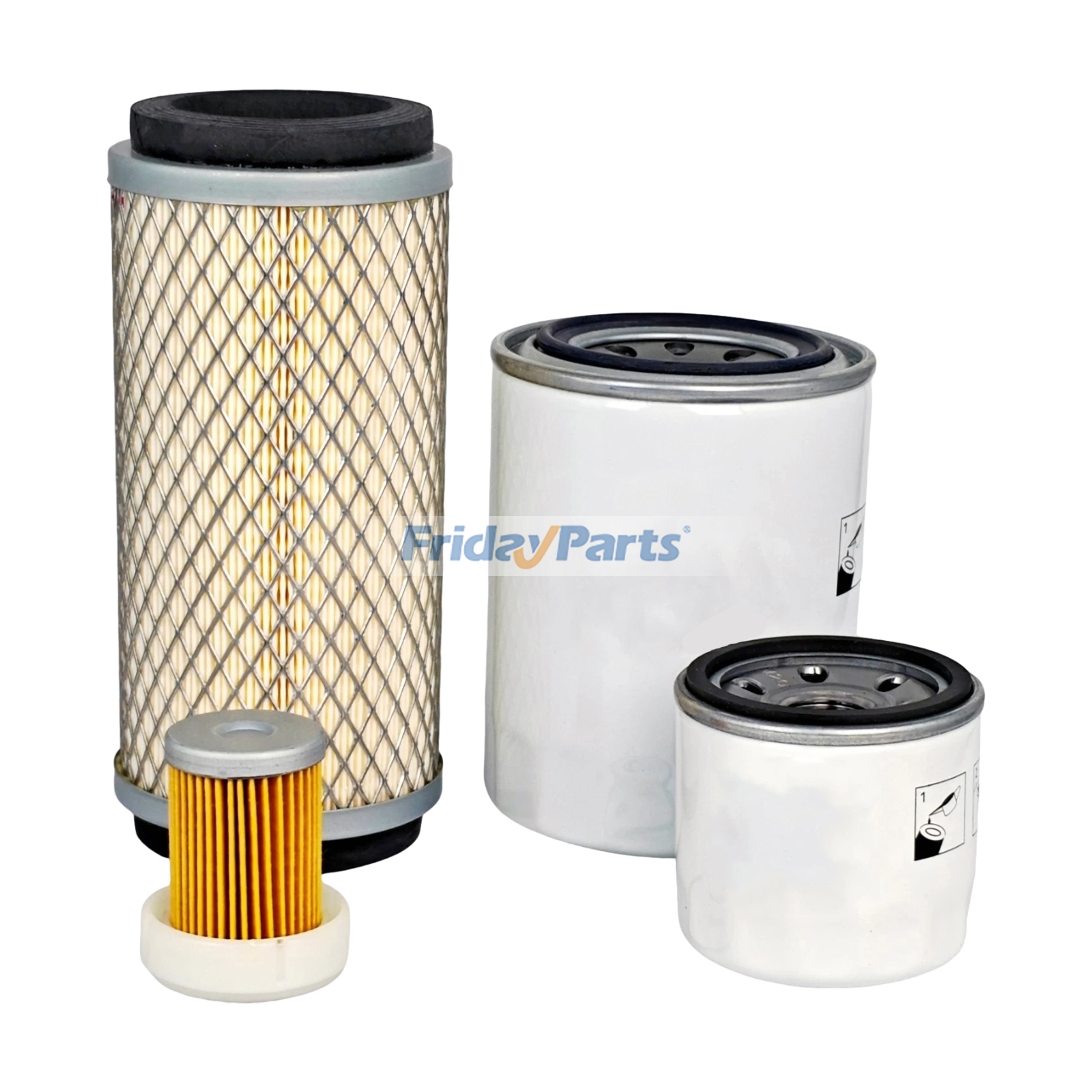Maintenance Filter Kit 35460501800 19682581000 MAM0117 31A6200317 for Mahindra Tractor 2415 2516 Max 22 24 25 26 28