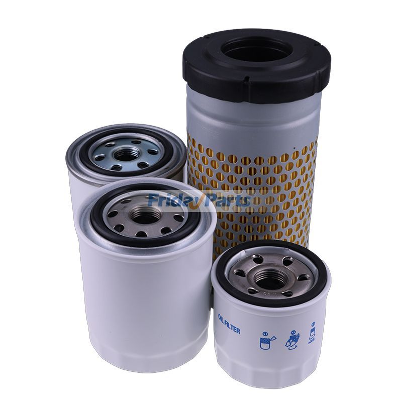 Kit de filtro de mantenimiento 77700-02184 para vehículo utilitario Kubota RTV500 (número de serie 19025) de FridayParts