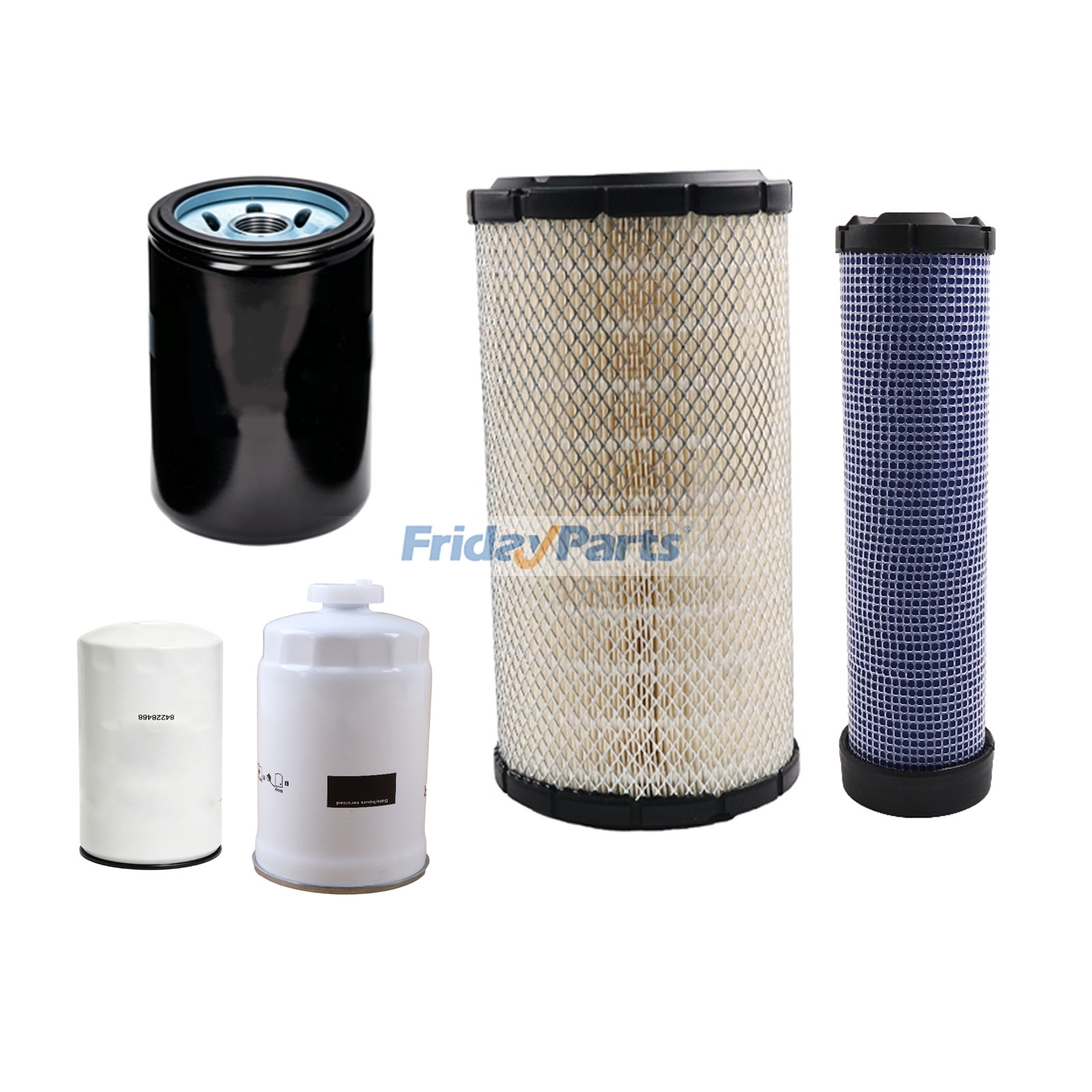 Maintenance Filter Kit 84228488 84214564 84217229 87682999 84343800 for New Holland Backhoe Loader LB75.B