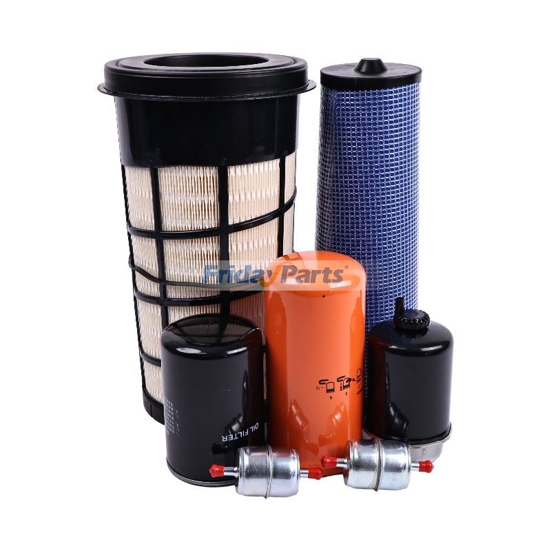 Maintenance Filter Kit AT332909 AT396132 AT314164 AT101565 RE533026 for John Deere Compact Loader 333D