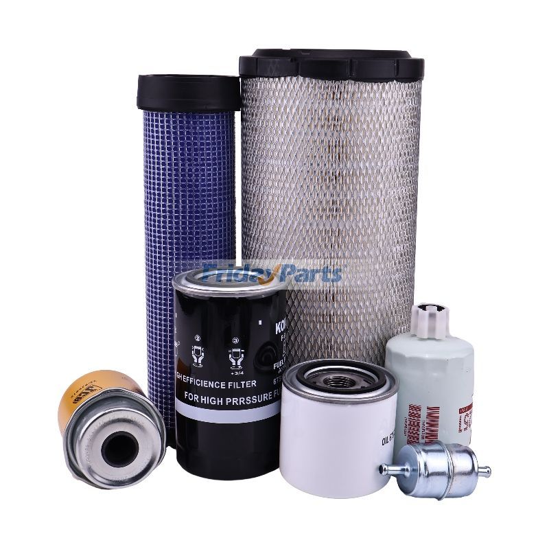Maintenance Filter Kit for CASE TR310B Compact Track Loader with FPT F5HFL463A (Tier 4 Final)