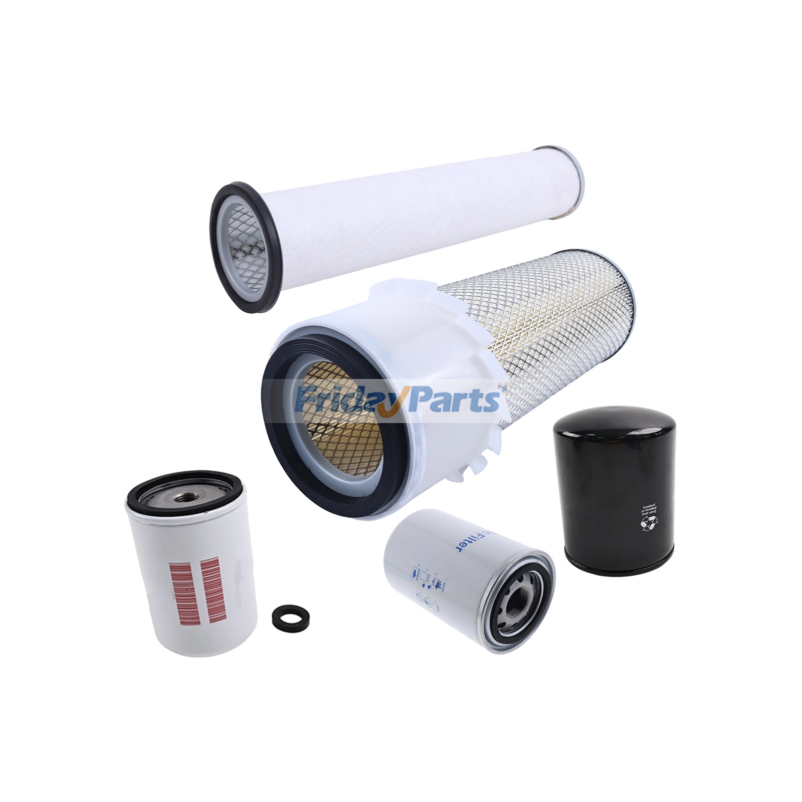 Maintenance Filter Kit for Deutz Engine F3L912 New Holland Loader L775