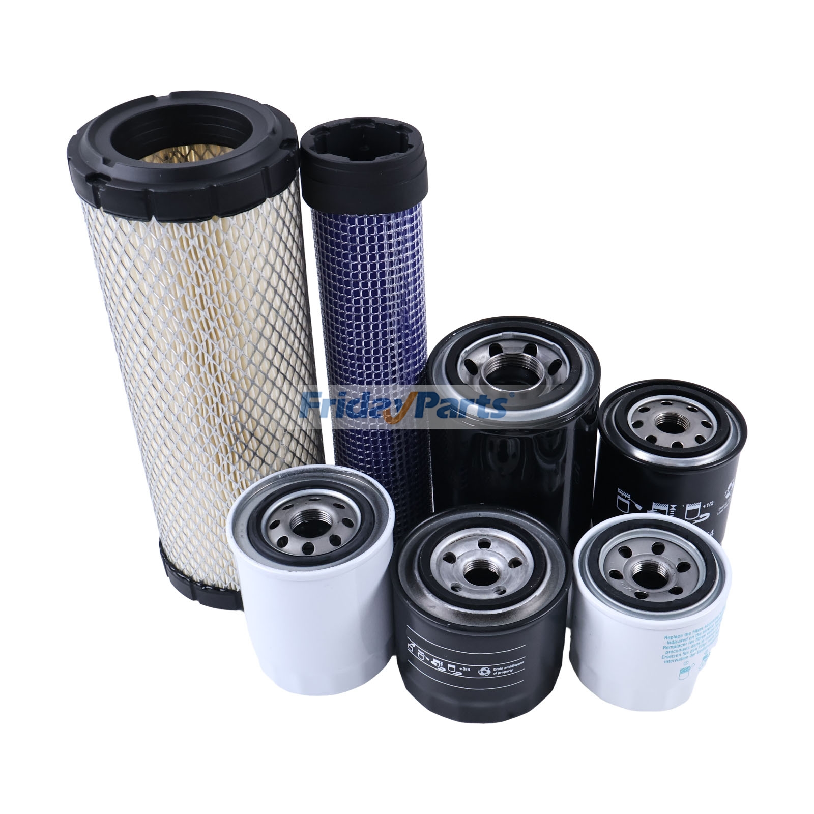 Kit de filtre d'entretien pour tracteur utilitaire compact John Deere 3025E 3032E 3036E 3038EpourPour JOHN DEERE