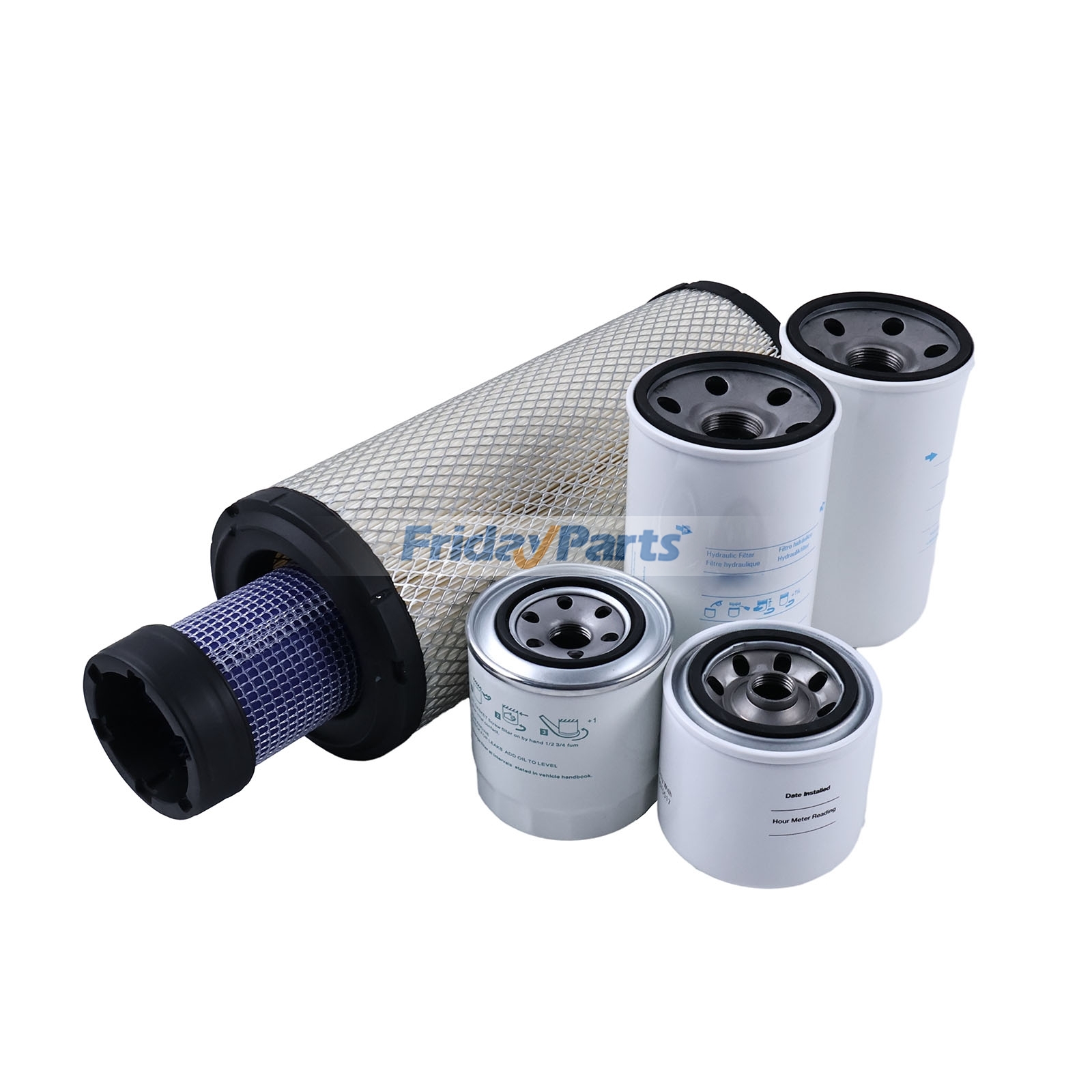 Maintenance Filter Kit for Kubota Engine V3307-CR-TE4 Tractor M7060 M6060 M6060HD