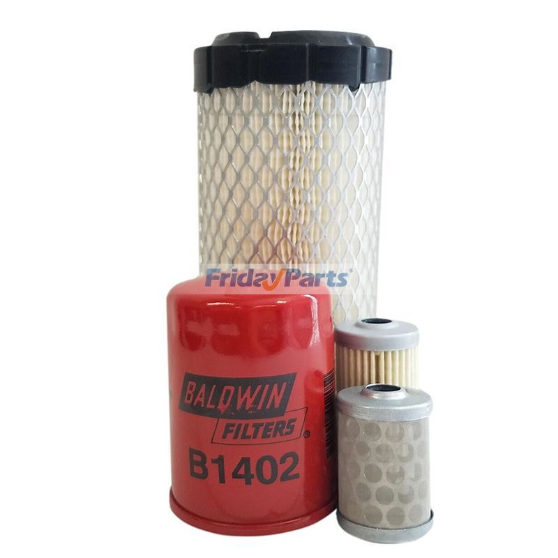 Maintenance Filter Kit for Mitsubishi Engine L3E Kobelco Excavator 17SR-3