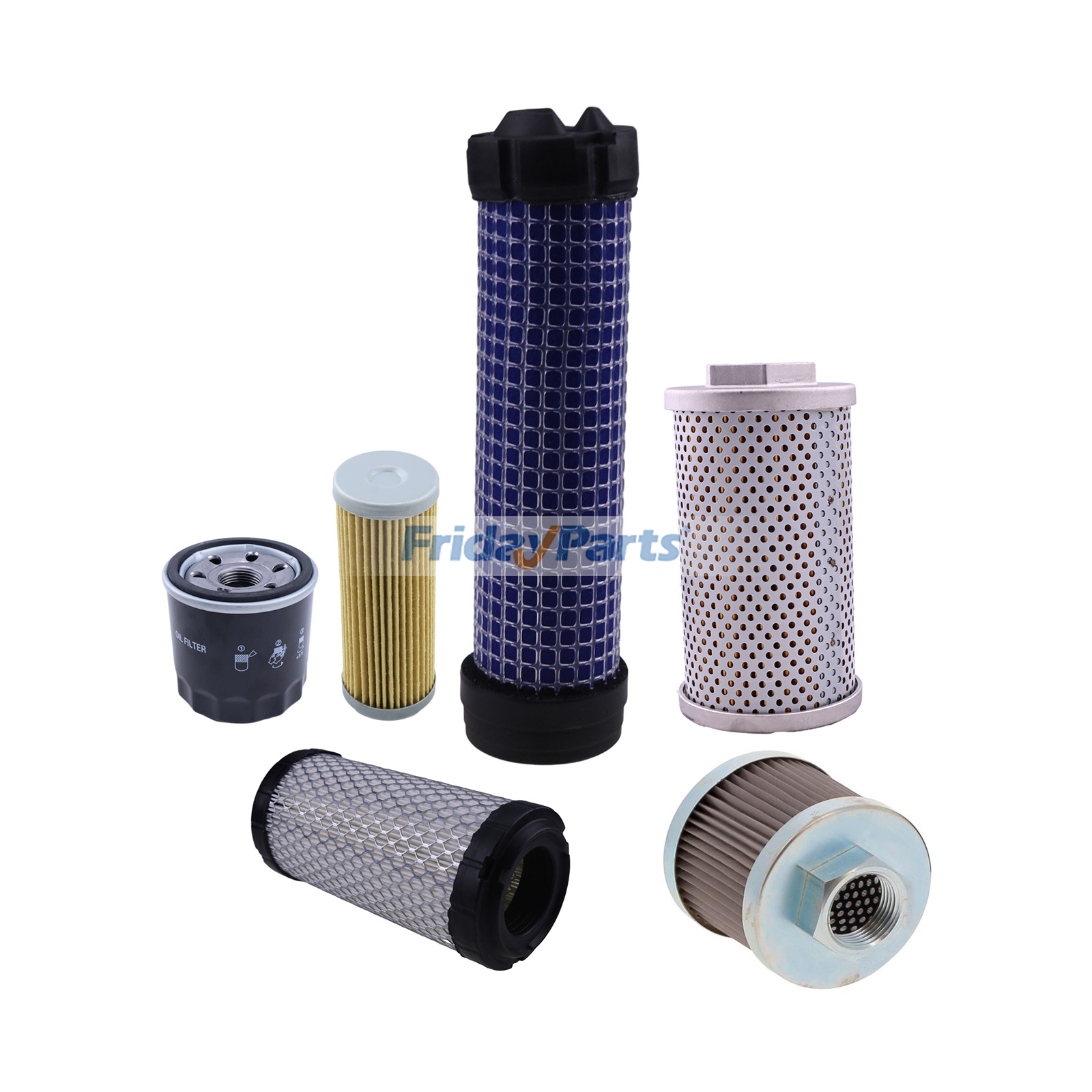 Kit de filtre d'entretien pour mini-pelle compacte Takeuchi TB219