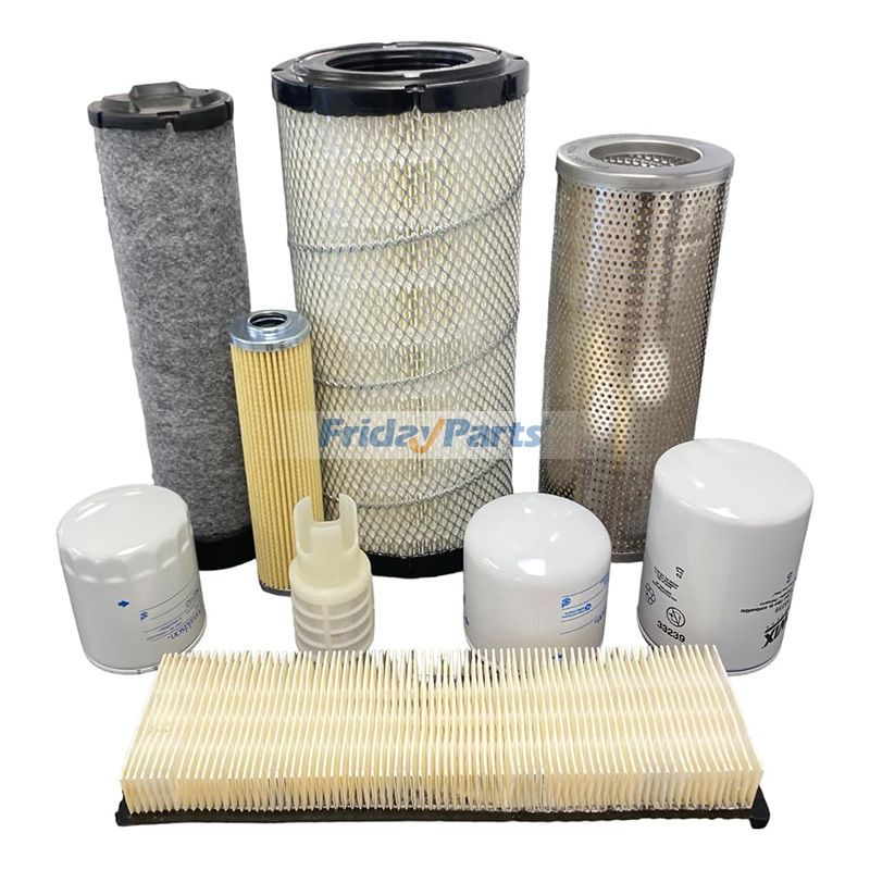 Kit de filtre d'entretien pour chargeuse compacte sur chenilles Takeuchi TL12