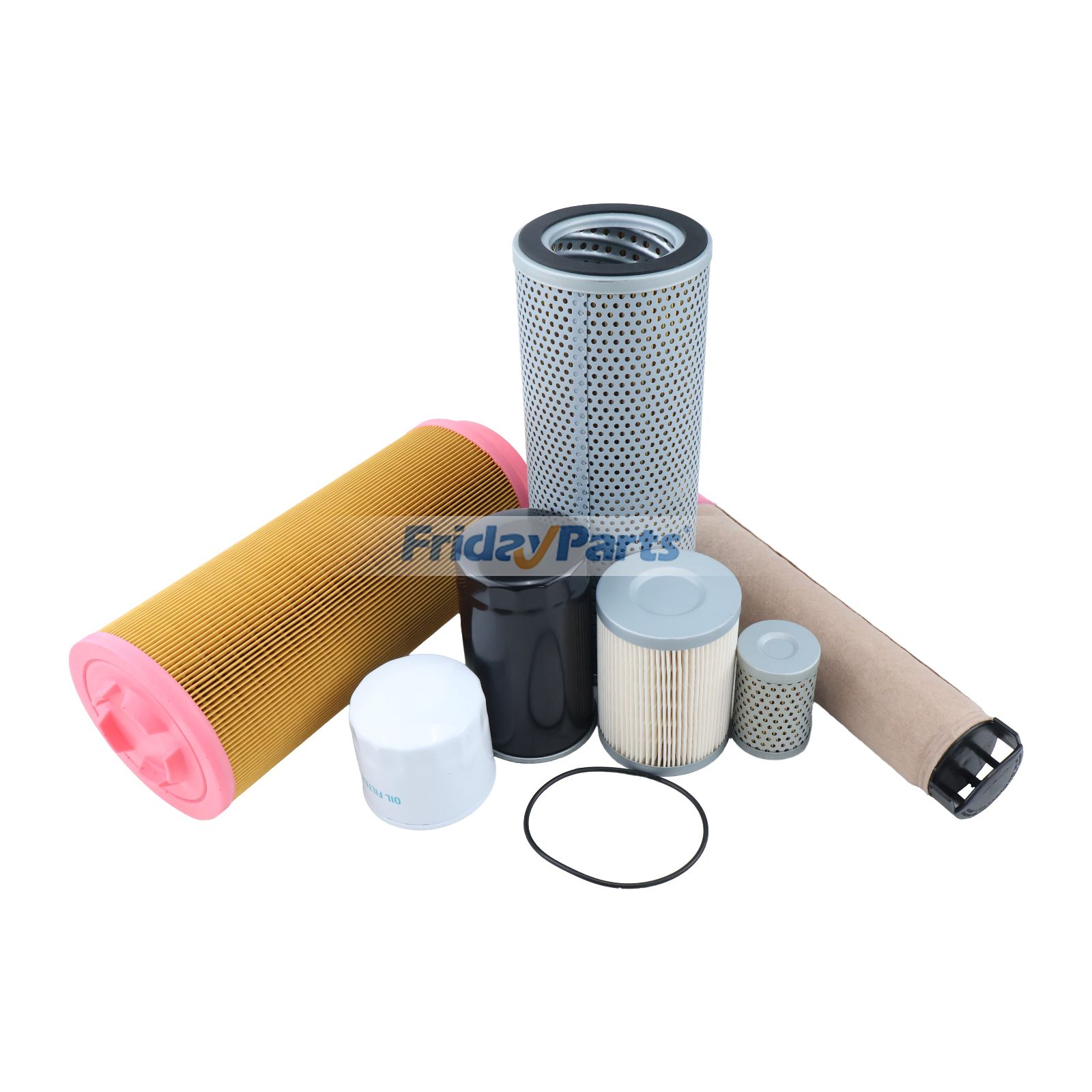 Wartungsfiltersatz für Takeuchi-Bagger TB260 mit Yanmar-Motor 4TNV84T