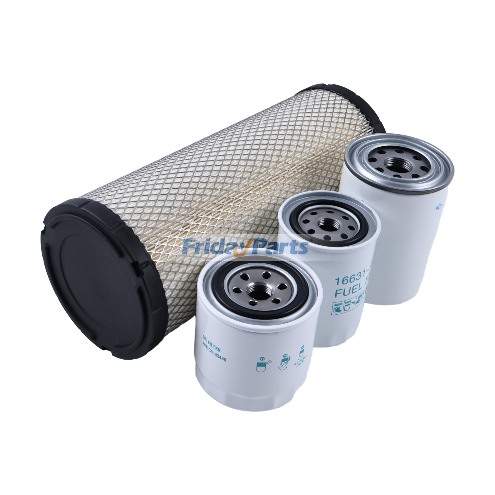 Maintenance Filter Kit compatible with Engine,Loader
