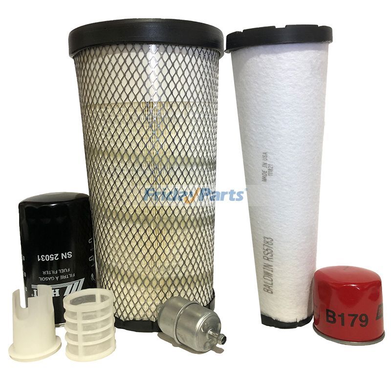 Maintenance Filter Kit for Yanmar Engine 4TNV98T John Deere Skid Steer Loader 326E