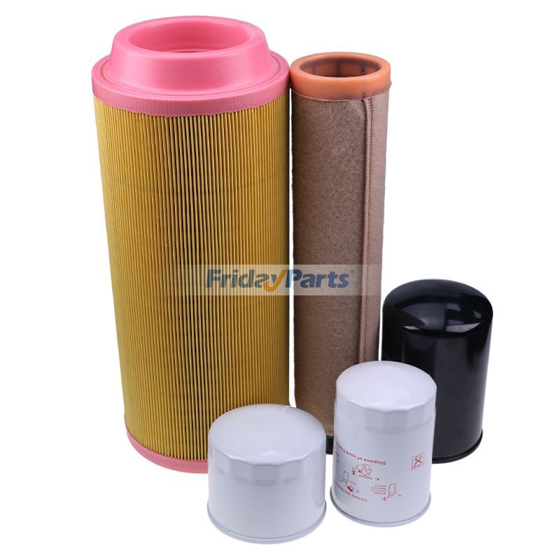Maintenance Filter Kit HH1C0-32430 1J301-43170 16631-43560 1911113001 1911113002 for Kubota Engine V3800 Takeuchi Track Loader TL10