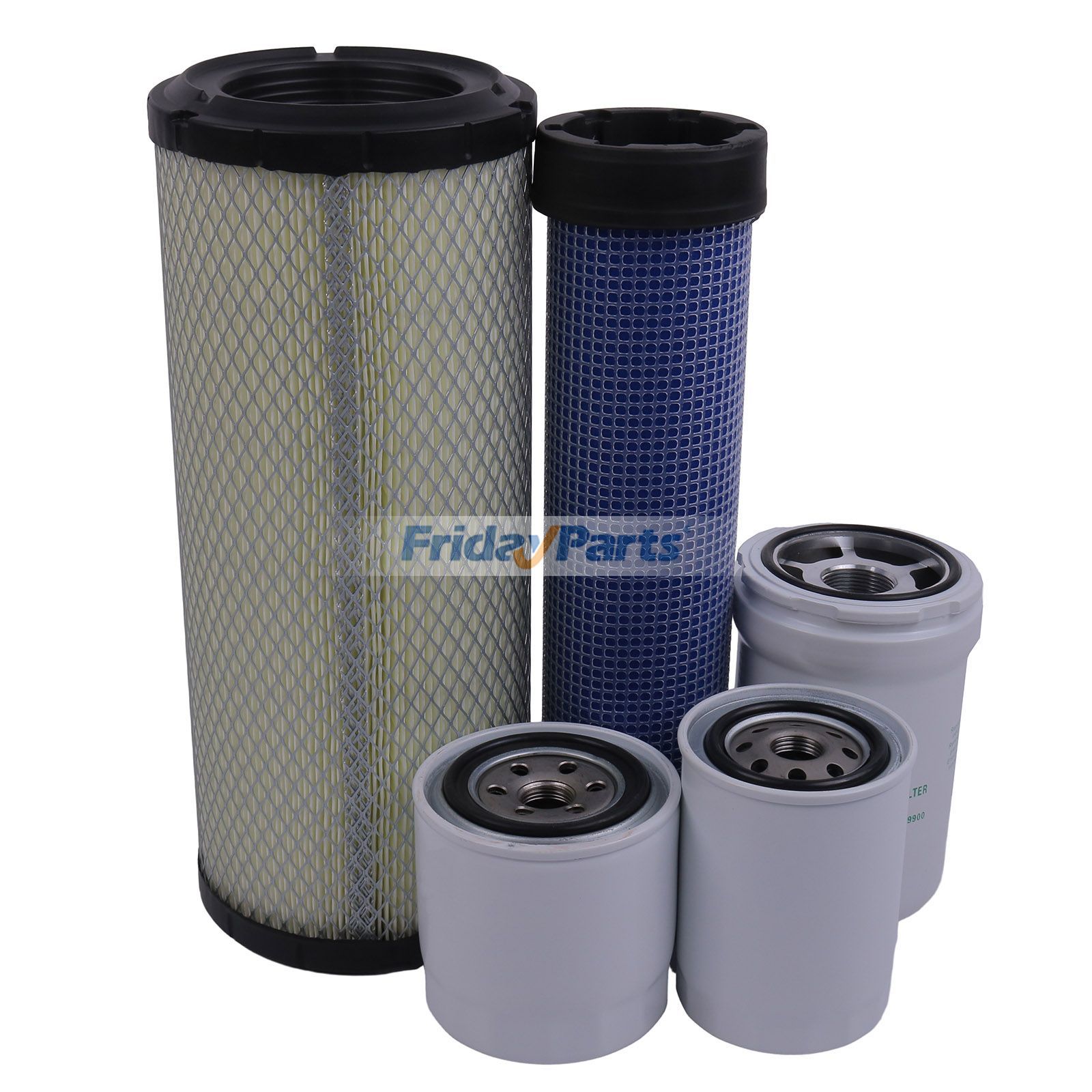 Maintenance Filter Kit HH1C0-32430 HHTA0-59900 HH166-43560 59800-26110 3A111-19130 for Kubota Loader SVL75 SVL75-2 HST