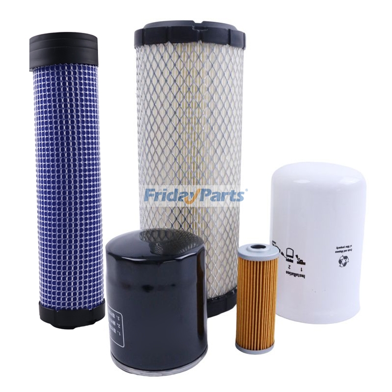 Maintenance Filter Kit LVA21198 for Yanmar Engine 3TNE84 3TNE88 John Deere Compact Utility Tractor 4200 4300 4400