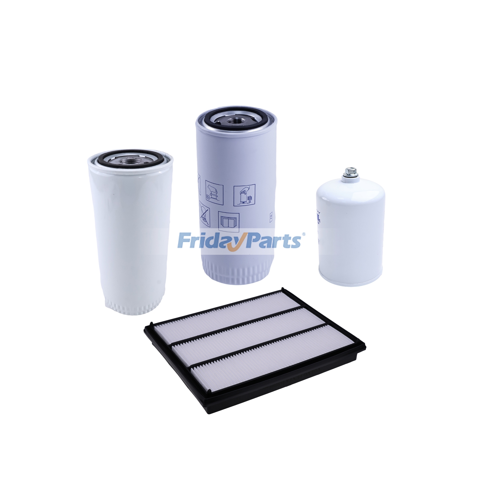 Maintenance Service Filter Kit 22030848 22030852 21702999 21718912 for Volvo Penta Engine D4-225A-F D4-260A-F D4-300A-F D6-330A-F D6-370A-F