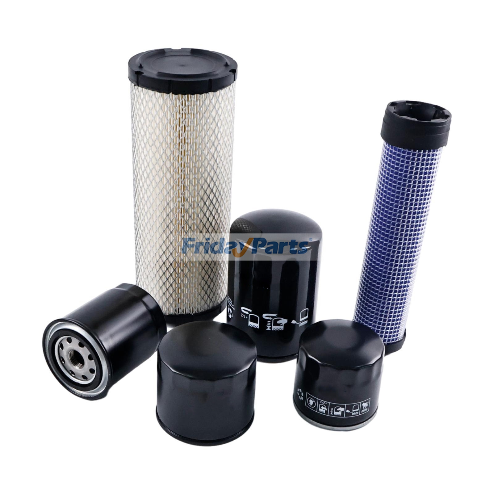 Kit de filtre d'entretien LVA21128 pour moteur Yanmar 3TNV84T 3TNV88 et tracteur John Deere 3025E 3032E 3036E 3038E