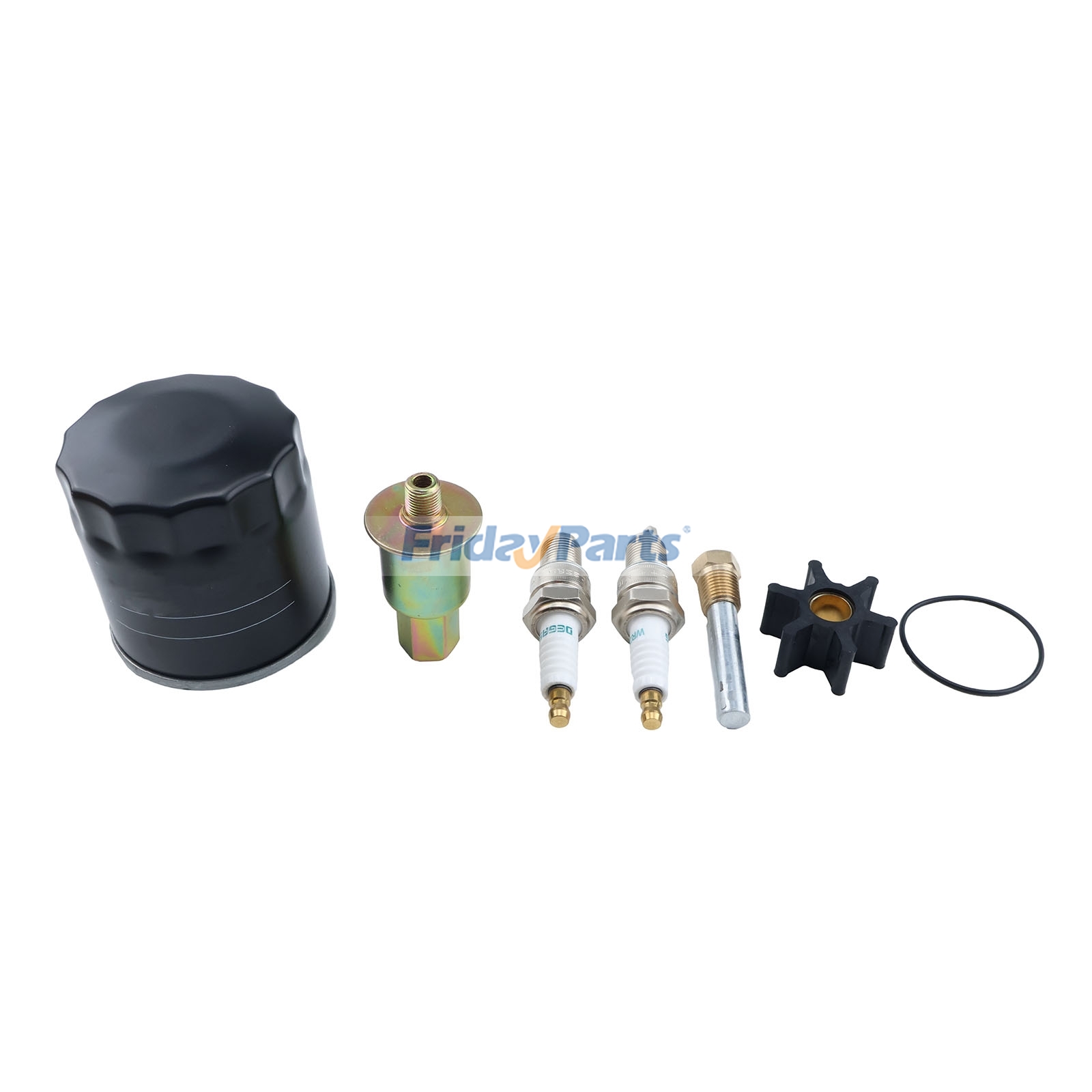 Kit de mantenimiento y bujía 359978 BPR4ES 359771 para generador de gasolina marino Kohler 4EF 5E 6EF 7.3E Para OTRA MARCA