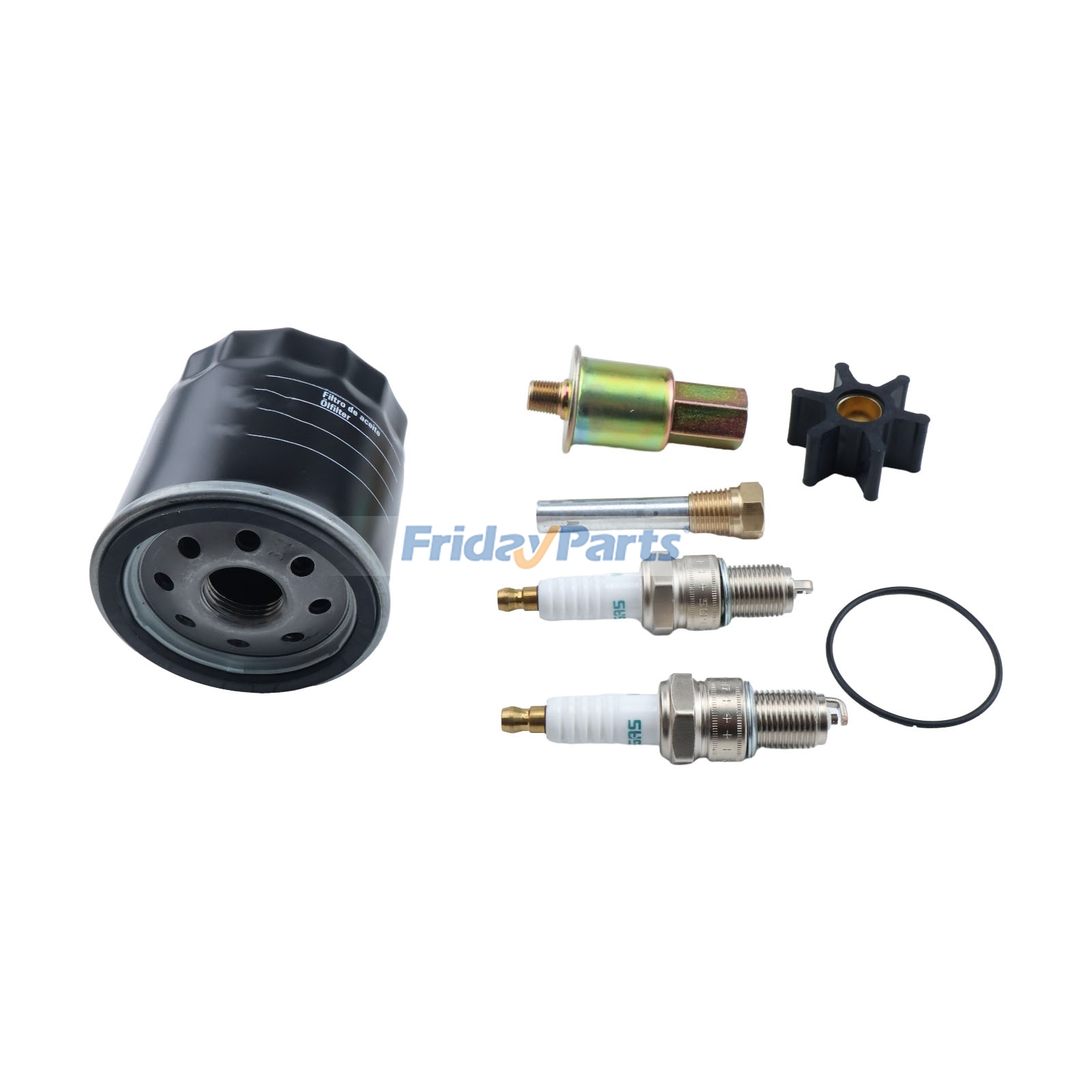 Kit de mantenimiento y bujía 359978 BPR4ES 359771 para generador de gasolina marino Kohler 4EF 5E 6EF 7.3E