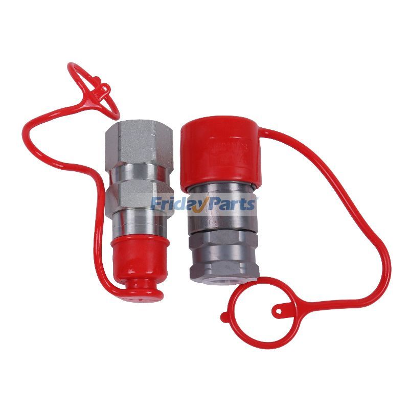 Male & Female Flat Face Coupler Kit for Excavator,Loader