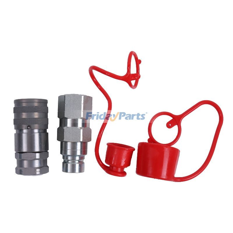 Excavator,Loader Male & Female Flat Face Coupler Kit