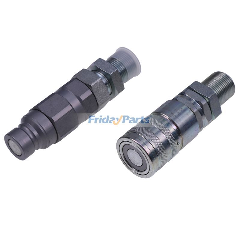 Male & Female Flat Face Coupler Kit 193-8334 193-8335 for Caterpillar CAT