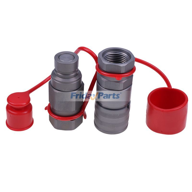 Flachkupplungssatz für Stecker und Buchsen 7246777 7246790 für Bobcat-Lader 542 543 553 653 751 753 763 773 7753 853 863 864 873 963 E08 E10 E16 E32 E60 E85
