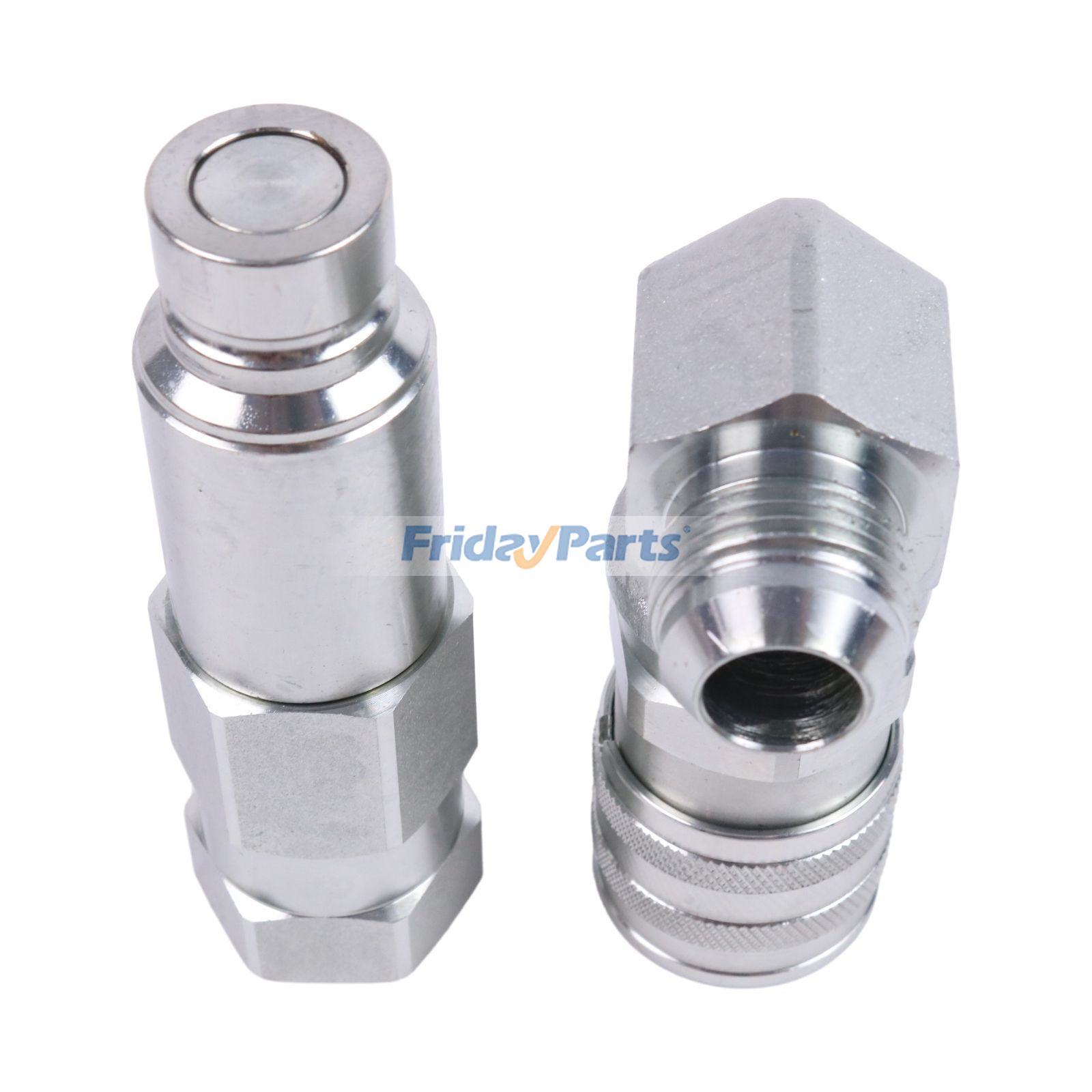  Male & Female Flat Face Coupler Kit For BOBCAT