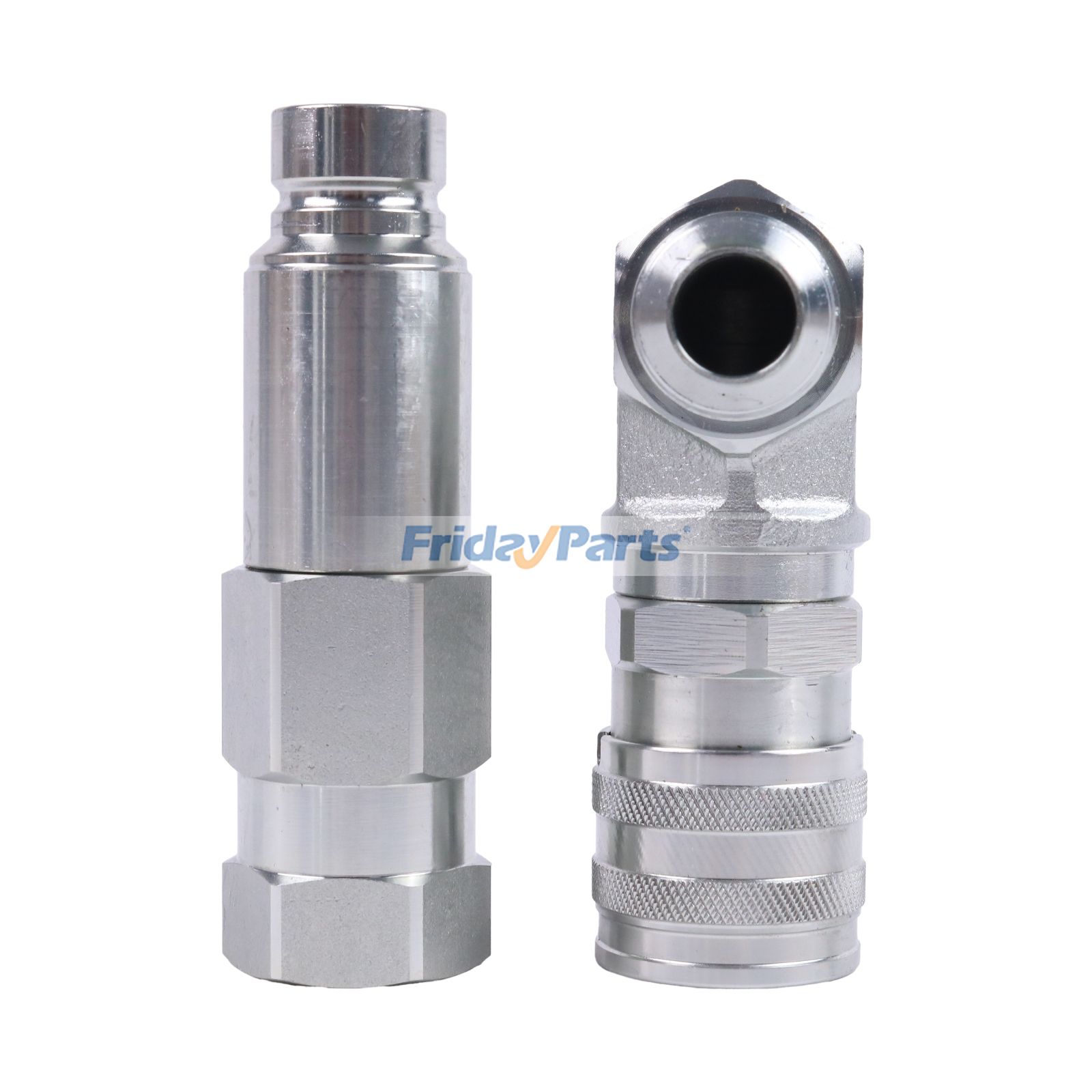 Male & Female Flat Face Coupler Kit 7246781 7246777 for Bobcat Loader B200 B250 BL275 B300 BL570 Excavator 320 E32 E35 E55 335