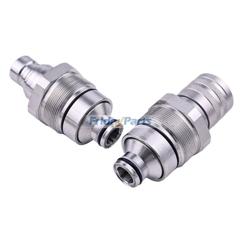 7246799 Male & Female Flat Face Coupler Kit 7246799 7246802 for Bobcat S740 ...