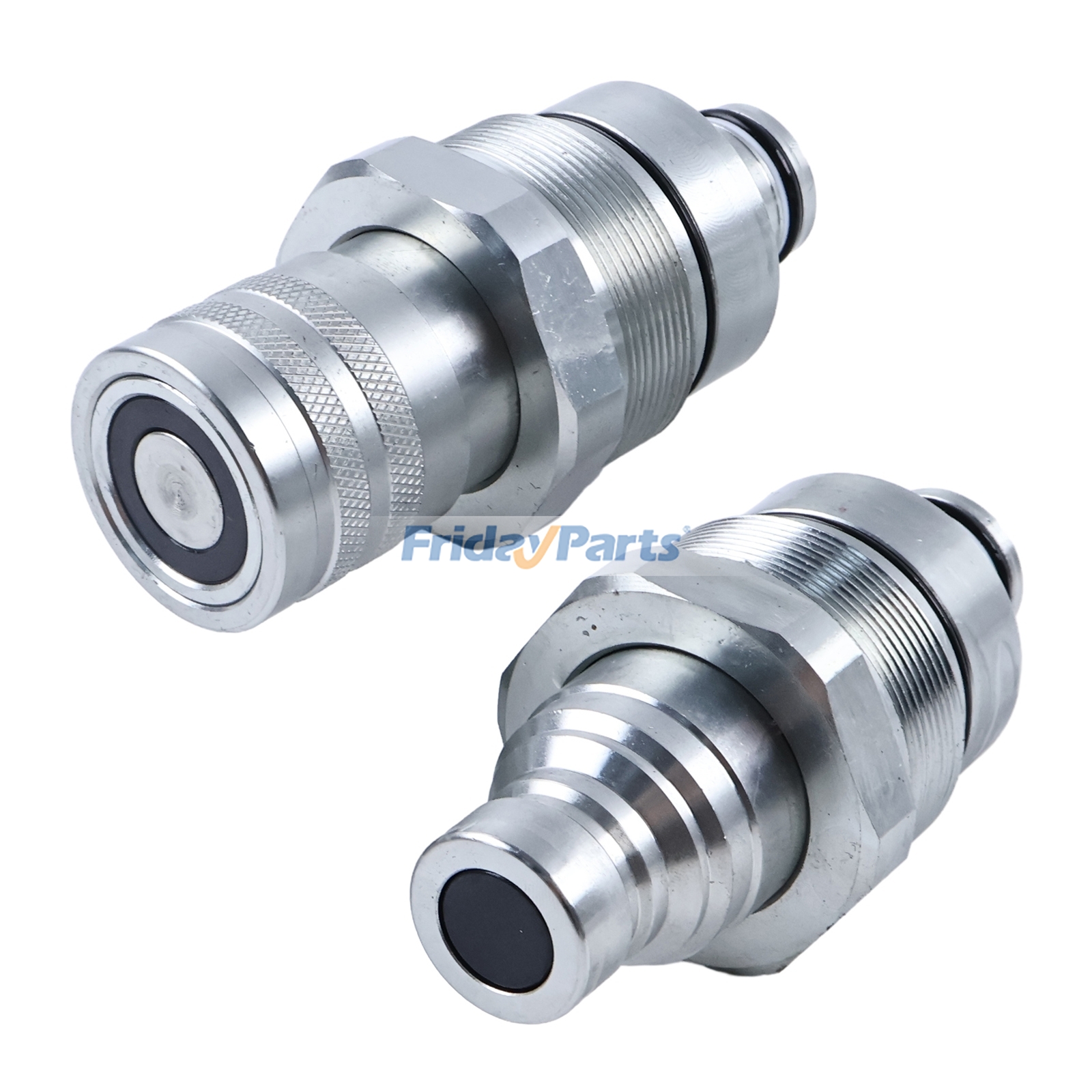 FridayParts Male & Female Flat Face Coupler Kit